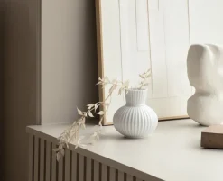 Lyngby Tura vase white, 14.5 cm