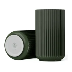 Lyngby vase, Dark green, 31 cm