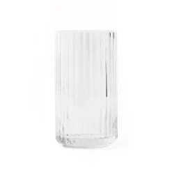 Lyngby vase glass clear, 15 cm