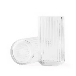 Lyngby vase glass clear, 15 cm