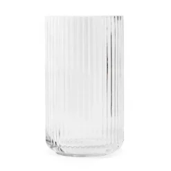 Lyngby vase glass clear, 25 cm