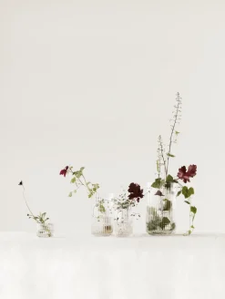 Lyngby vase glass clear, 25 cm