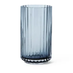 Lyngby vase glass midngiht blue, 12.5 cm