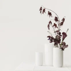 Lyngby vase white, 20 cm