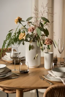 Lyngby vase white, 15 cm