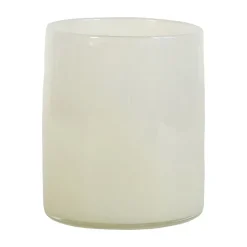 Lyric lantern L, linen (white)