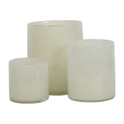 Lyric lantern L, linen (white)