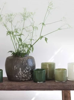 Lyric lantern M, olive green