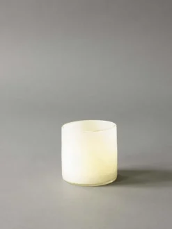 Lyric lantern S, linen (white)