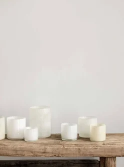 Lyric lantern XS, Linen (white)
