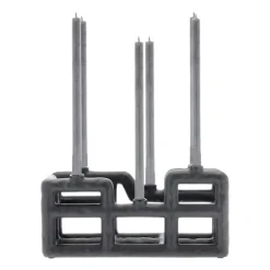 Lyst candlestick 6 candles, Black