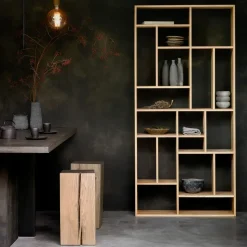 M Rack bookshelf large, Hardwax oiled oak