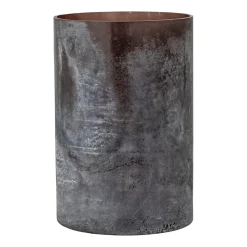 Macha lantern/vase Ø15 cm, Purple-brown