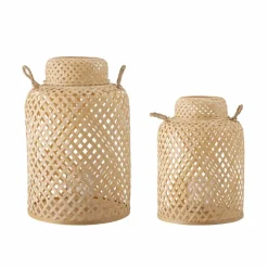 Madlin lantern glass 2-pack, Brown