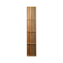 Magazine rack 4 compartments, Oiled oak