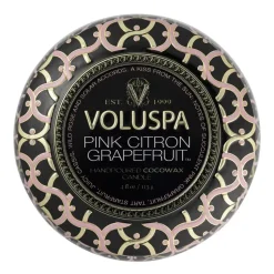 Maison Noir Mini Tin scented 25 hours, Pink Citron Grapefruit