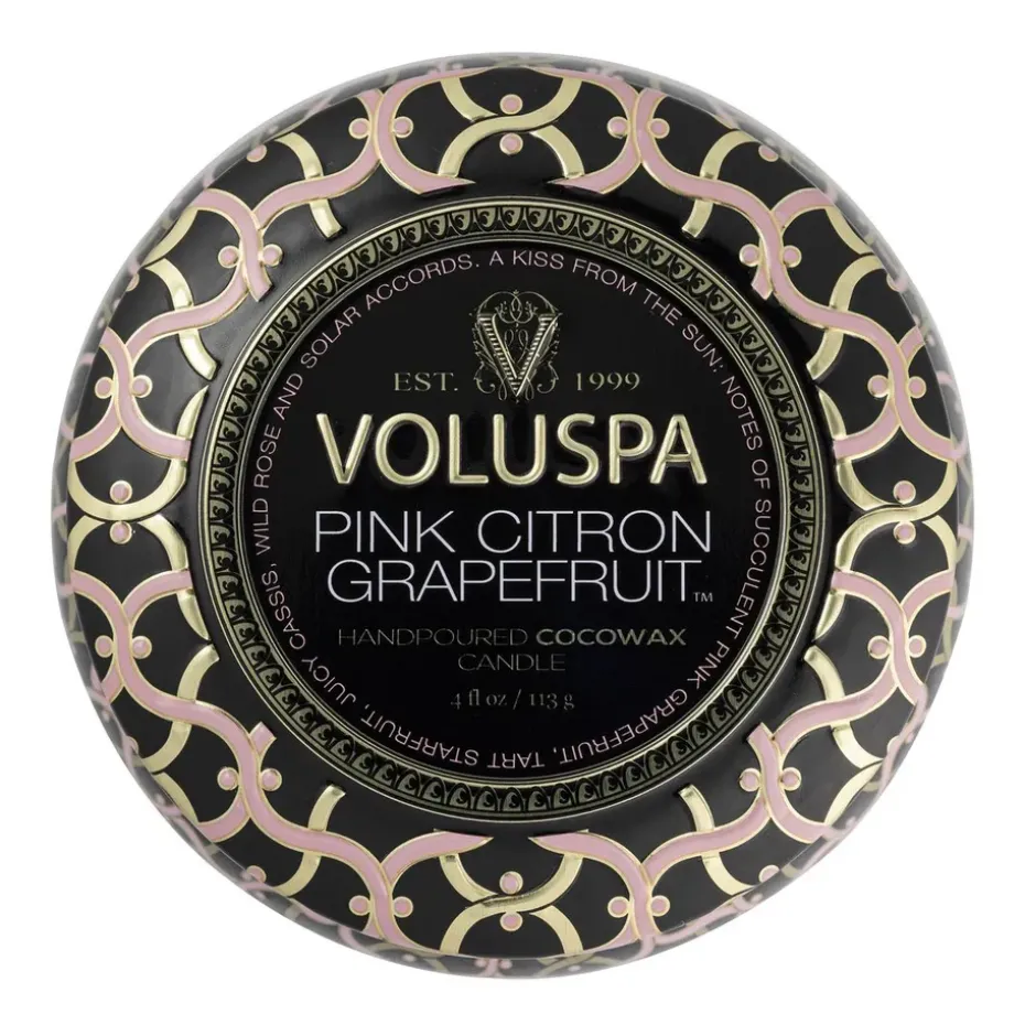 Maison Noir Mini Tin scented 25 hours, Pink Citron Grapefruit