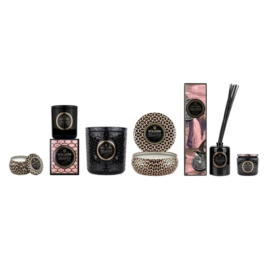 Maison Noir Mini Tin scented 25 hours, Pink Citron Grapefruit