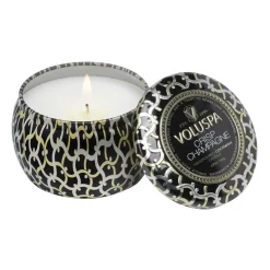 Maison Noir Mini Tin scented 25 hours, Crisp Champagne