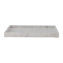 Majsa decorative tray 35x35 cm, White marble