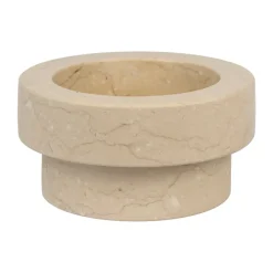 Marble candle holder for block candle 5 cm, Sand