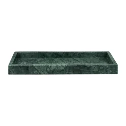 Marble decorative tray 16x31 cm, Dark forest