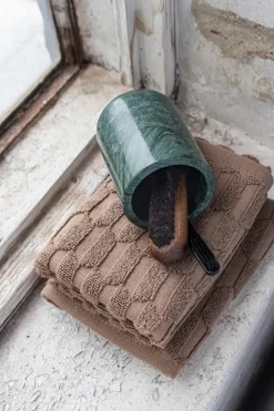 Marble toothbrush holder 10 cm, Dark forest