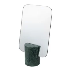 Marble vanity mirror, Dark forest, 30 cm