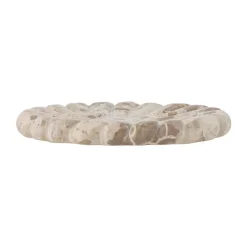 Marlie marble tray Ø22.5 cm, Natural