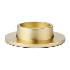 Maro candle holder for pillar candles, Brass finish, 4 cm