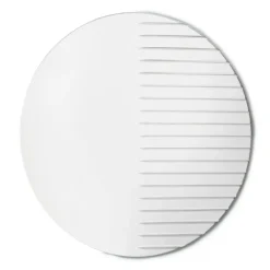 Masquerade Round mirror, Clear