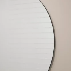 Masquerade Round mirror, Clear