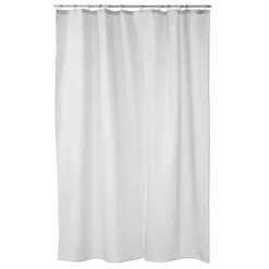 Match shower curtain 200x240 cm (extra height), white