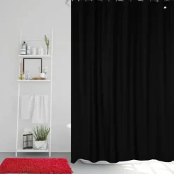 Match Shower curtain 200x240 cm, extra high (black)