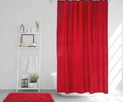 Match Shower curtain 200x240 cm, extra high (red)