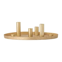 Maxime Advent candlestick Ø30 cm, Gold