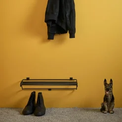Maze shoe shelf, black