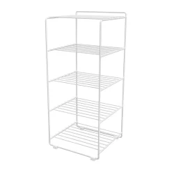 Maze Shoescraper shoe shelf, White