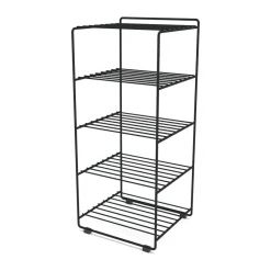 Maze Shoescraper shoe shelf, Black
