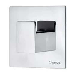 Menoto self-adhesive hook 6x6 cm, Polerat stainless steel