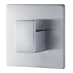 Menoto self-adhesive hook 6x6 cm, Matt stainless steel