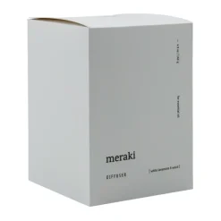 Meraki diffuser lava stone and wood, White