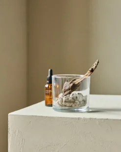 Meraki diffuser lava stone and wood incl. oil, Amber dust, black