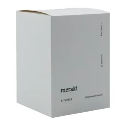 Meraki diffuser lava stone and wood, Black