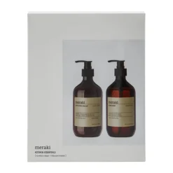 Meraki gift set hand soap and dish soap, Exfoliating Northern star, Blossom breeze