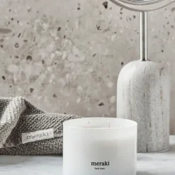 Meraki scented candle, 60 hours, Fresh linen