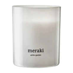 Meraki scented candle, 35 hours, White garden