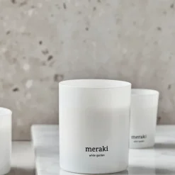 Meraki scented candle, 35 hours, White garden