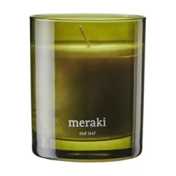 Meraki scented candle, 35 hours, Oud leaf