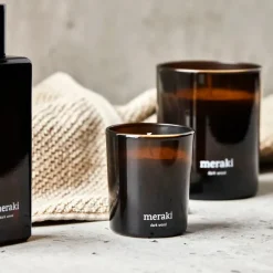 Meraki scented candles 12 hours 2-pack, Dark wood